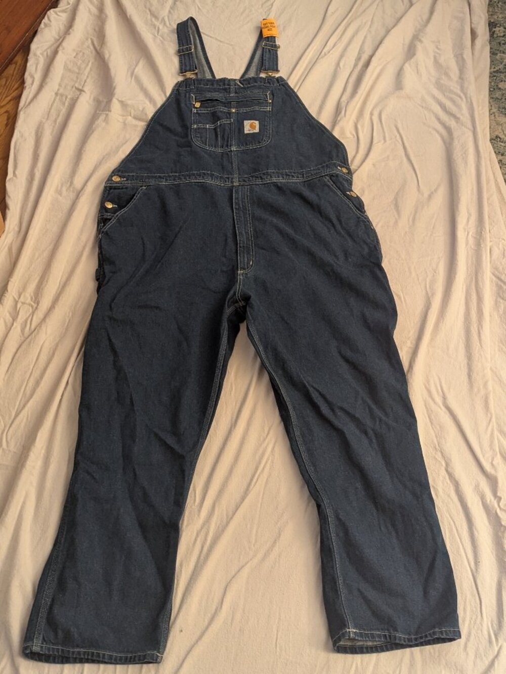 Carhartt NWT Overalls Size L Loose Fit 48 x 32 100% Cotton Men's Women's
